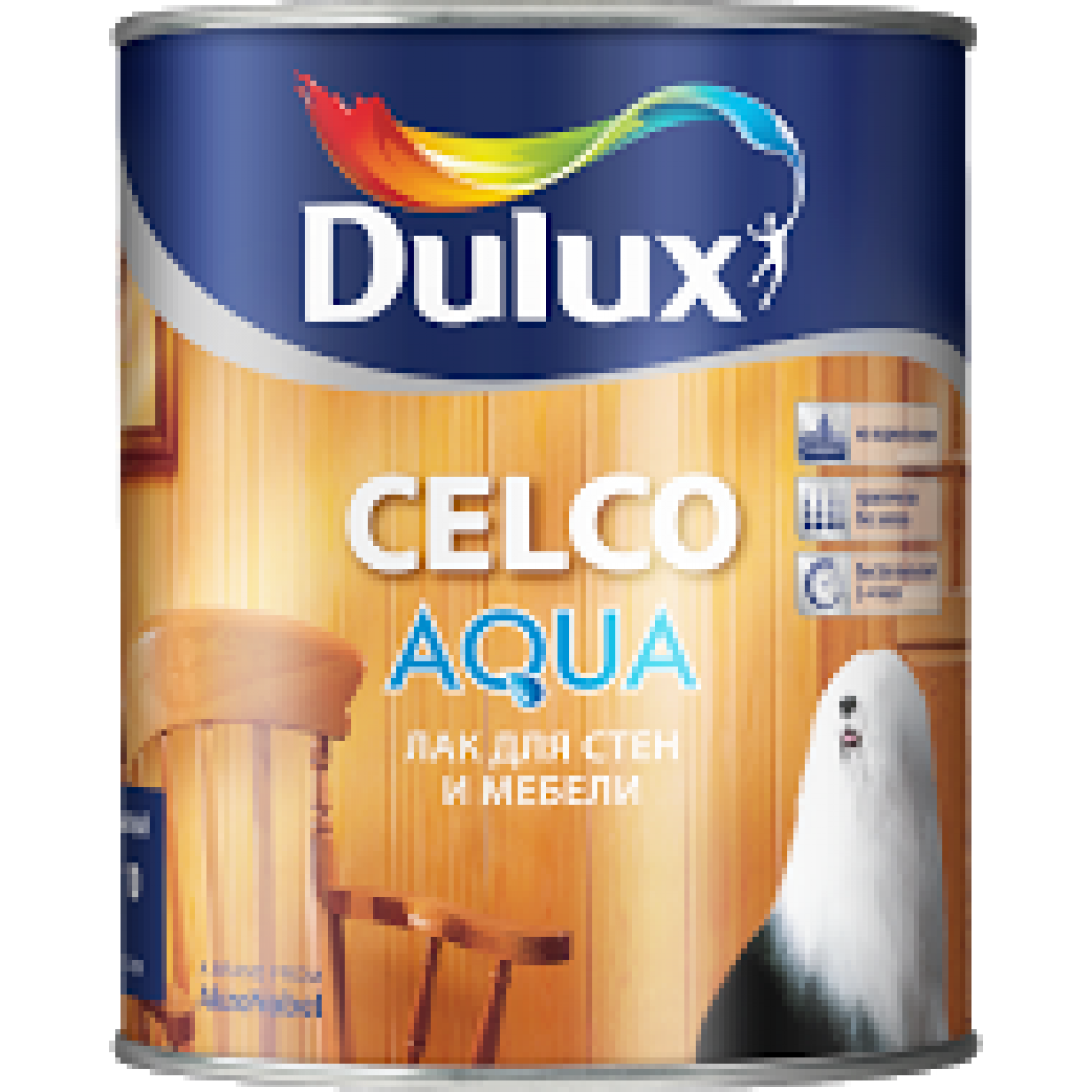 Dulux Celco Aqua / Дулюкс Селко Аква Матовый лак для внутренних работ